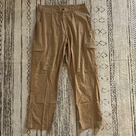 Kavu Tan Cargo Pants Lightweight Hemp Wear - Picture 1 of 8